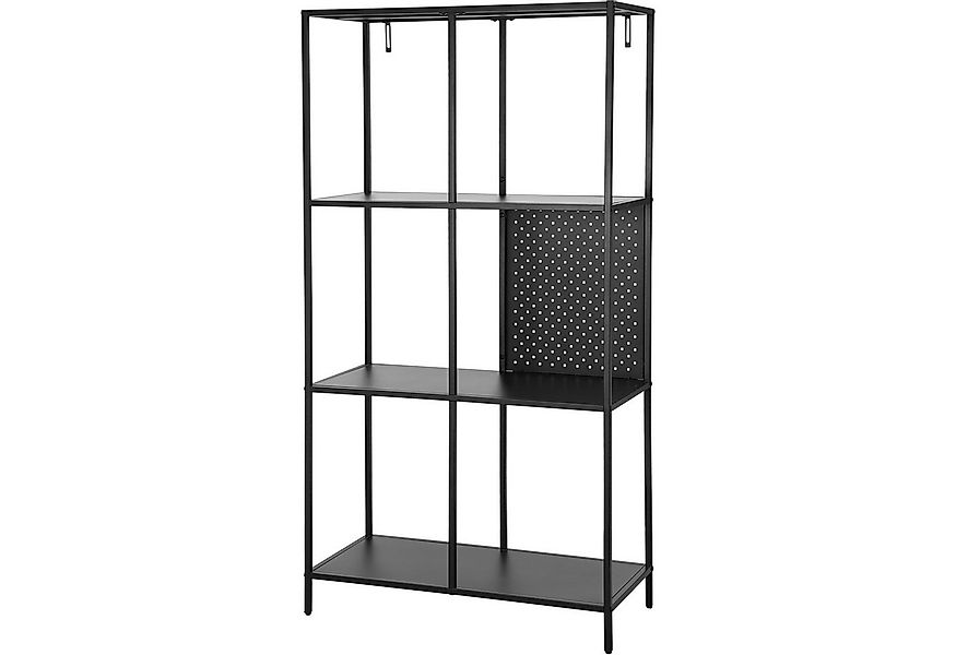 loft24 Bücherregal Holly, Standregal aus Metall mit 6 Fächern, Höhe 144 cm günstig online kaufen