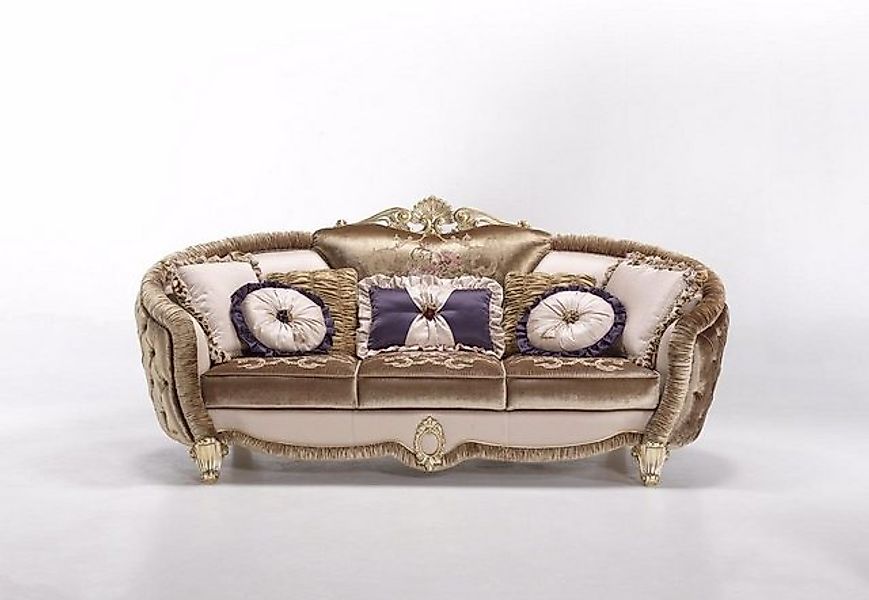 JVmoebel Sofa Klassische Polster 3 Sitzer Textil Couchen Textil Sofa Dreisi günstig online kaufen