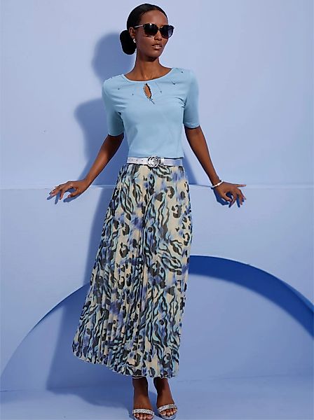 creation L Kurzarmshirt "Lyocell-Shirt" 1 tlg. tlg. günstig online kaufen