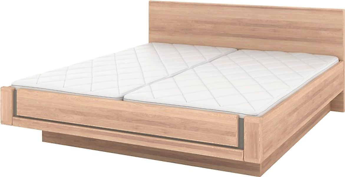 Musterring Holzbett »Sorrent, Bettgestell, Bettrahmen, teilmassiv Eiche«, ( günstig online kaufen
