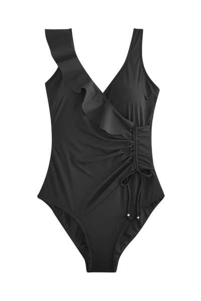 Next Badeanzug Shaping-Badeanzug im Wickeldesign mit günstig online kaufen
