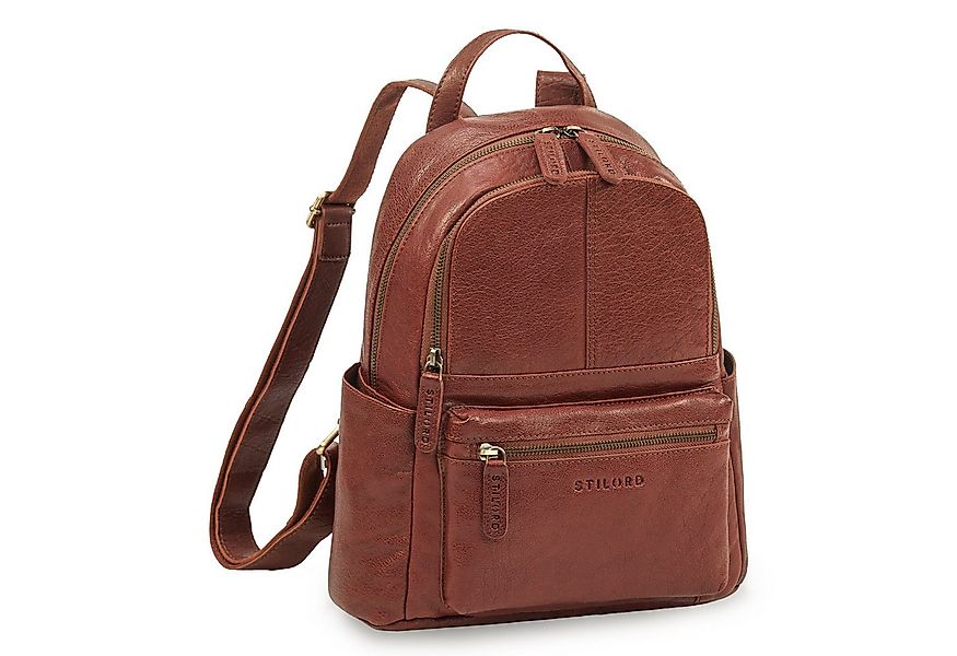 STILORD Cityrucksack "Berry" City Rucksack Damen Leder Klein 13 Zoll günstig online kaufen