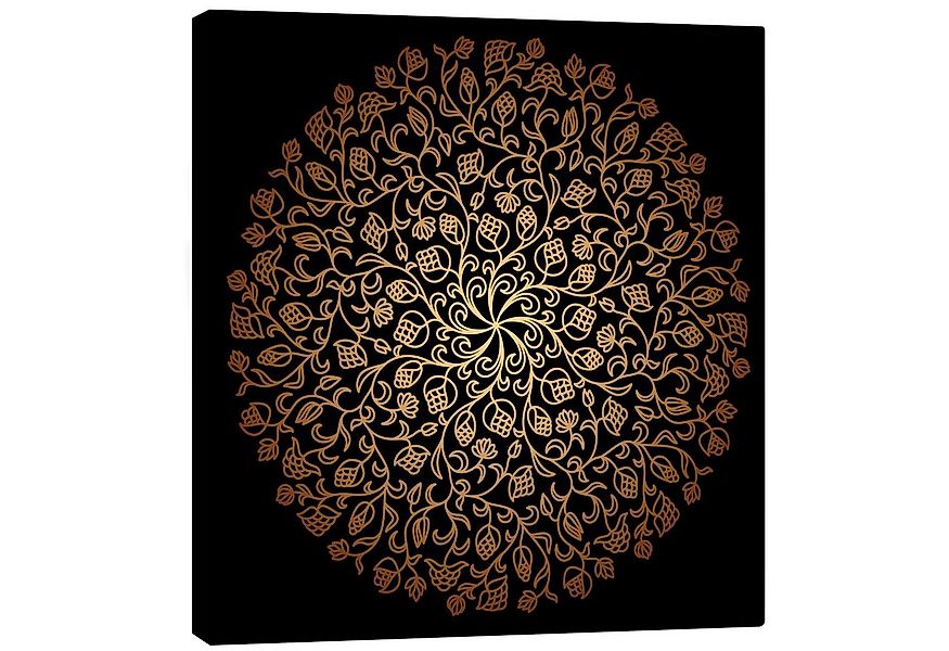 Posterlounge Poster Editors Choice, Mandala mit Knospen, Illustration günstig online kaufen