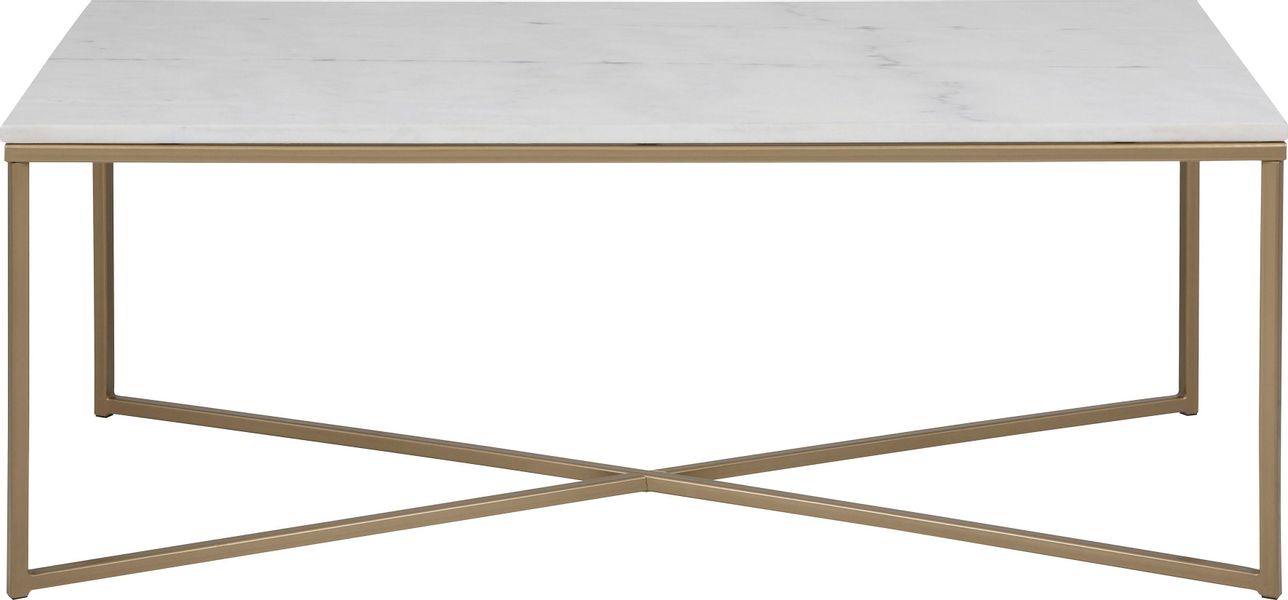 ACTONA GROUP Couchtisch "Alina" Guangxi Marmor Tischplatte, mit Metallgeste günstig online kaufen