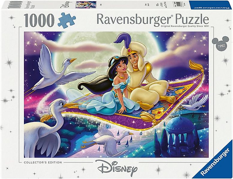 Ravensburger Puzzle Collector's Edition - Disney Classics, Aladdin, 1000 Pu günstig online kaufen