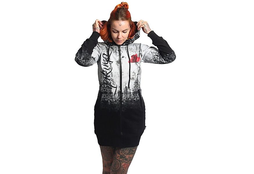 YAKUZA Kapuzensweatjacke Curtain mit lässigen, langen Schnitt günstig online kaufen