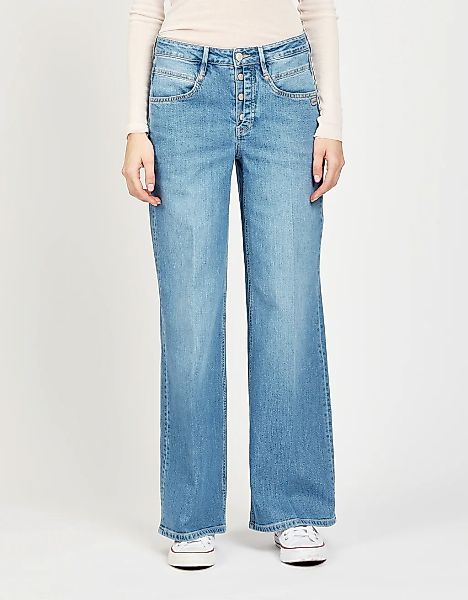 GANG Weite Jeans "94MEDINA WIDE", mit Knopfverschluss günstig online kaufen