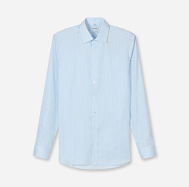 OLYMP Langarmhemd "Level Five" Businesshemd, boby fit, Kentkragen, gemuster günstig online kaufen