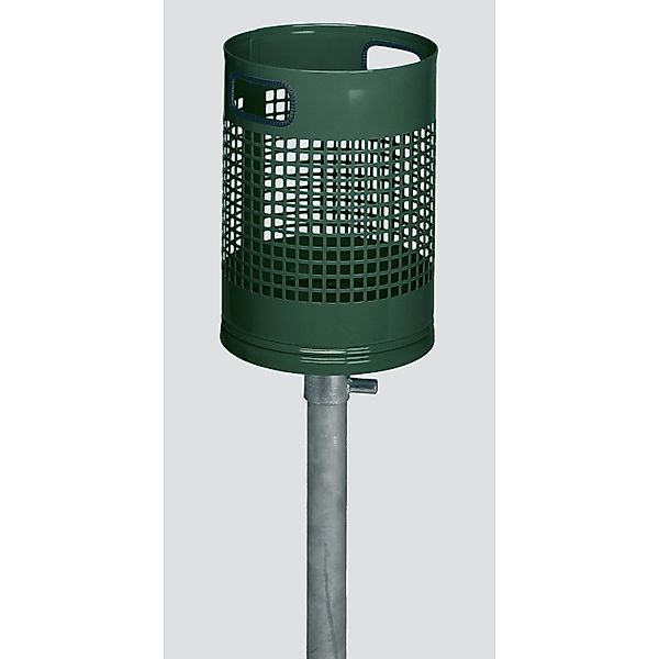 PROREGAL Klassischer Gelochter Abfallsammler Für Außenbereich Einfach Zum E günstig online kaufen