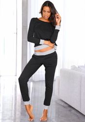 Vivance Dreams Pyjama 2 Stk. tlg., mit Pünktchen- und Streifenmuster günstig online kaufen