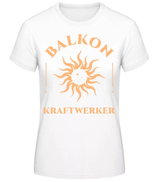 Balkon Kraftwerker · Frauen Basic T-Shirt günstig online kaufen