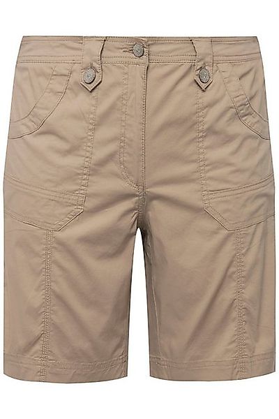 Ulla Popken Funktionshose Cargo-Bermuda Komfortbund 4-Pocket-Schnitt günstig online kaufen