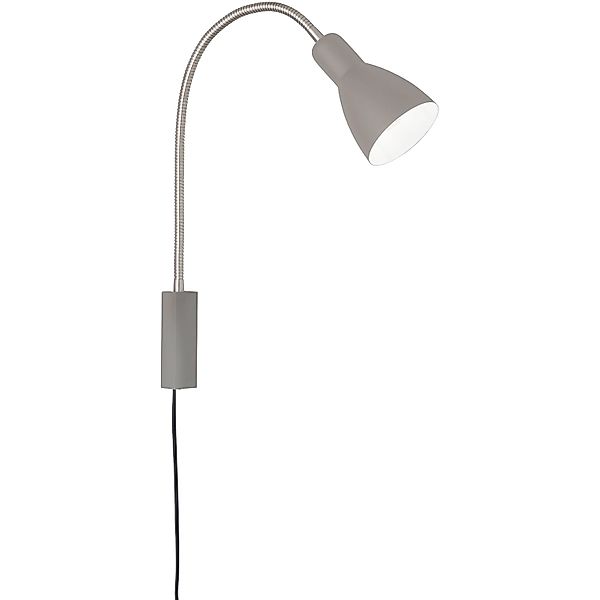 Fischer & Honsel Wandleuchte Lolland 1-flammig Grau günstig online kaufen