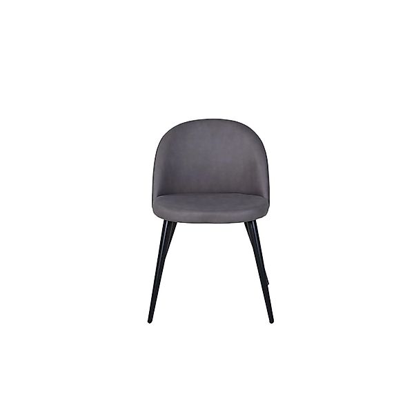 ebuy24 Velvet Esszimmerstuhl Velour Grau günstig online kaufen