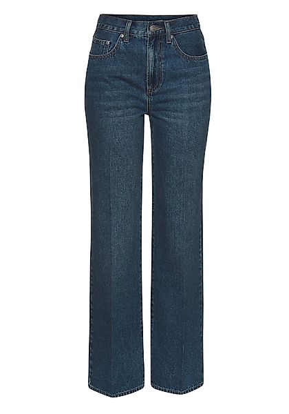 LASCANA Weite Jeans mit hohem Bund günstig online kaufen