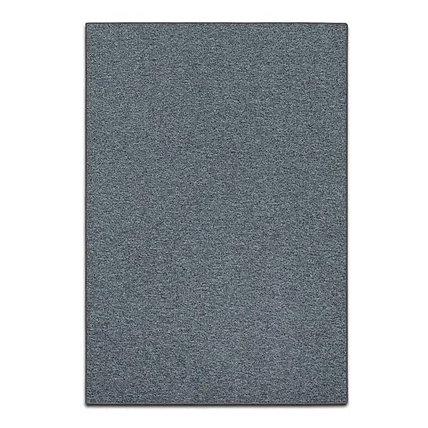 Karat Teppichläufer London Flacher Schlingenflor Dunkelgrau 67 x 400 cm günstig online kaufen