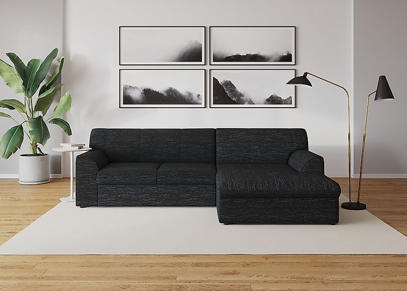 DOMO collection Ecksofa "Topper, elegant und zeitlos, kompaktes Stellmaß 24 günstig online kaufen