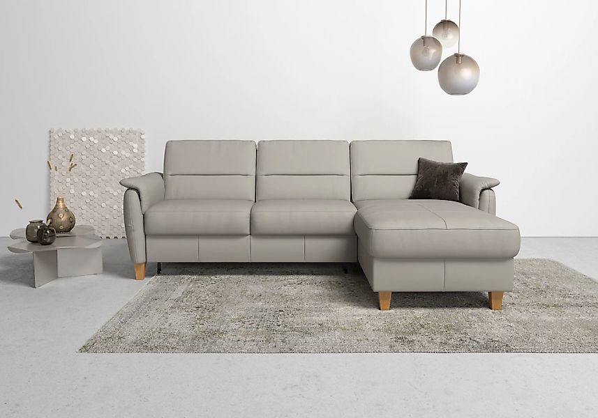 Home affaire Ecksofa "Palmera L-Form, B: 244 cm" optional Bettfunktion & Be günstig online kaufen