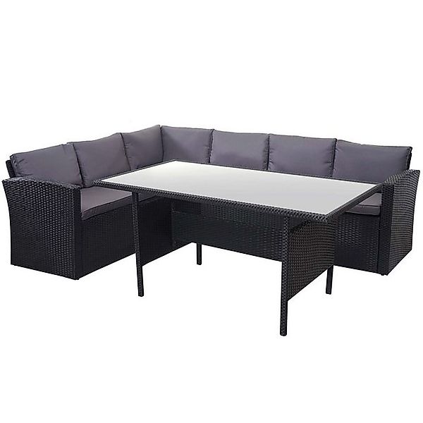 MCW Polstergarnitur MCW-A29-S, (1 Eckbank, 1 Tisch), Garten, Tisch verstärk günstig online kaufen
