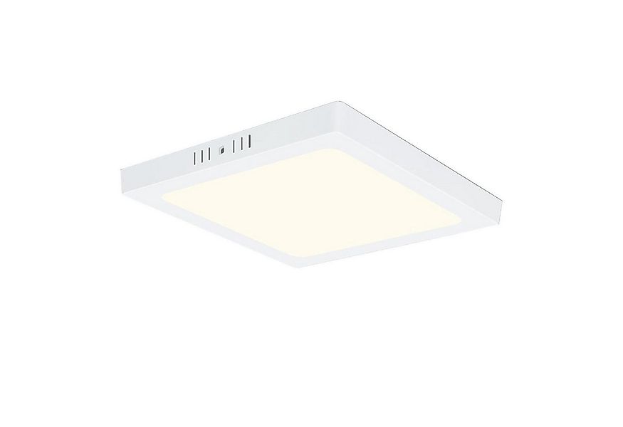 Nettlife LED Panel LED Deckenleuchte Flach Weiß 18W Rund/Eckig, LED fest in günstig online kaufen