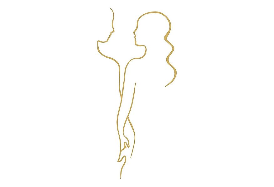 Jumpeak Wanddekoobjekt Metall Paar Hält Hände Wanddekoration, Liebe Silhoue günstig online kaufen