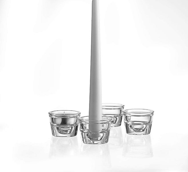 EK Germany Kerzenleuchter Kerzenleuchter 4fire aus Glas (1 St) günstig online kaufen