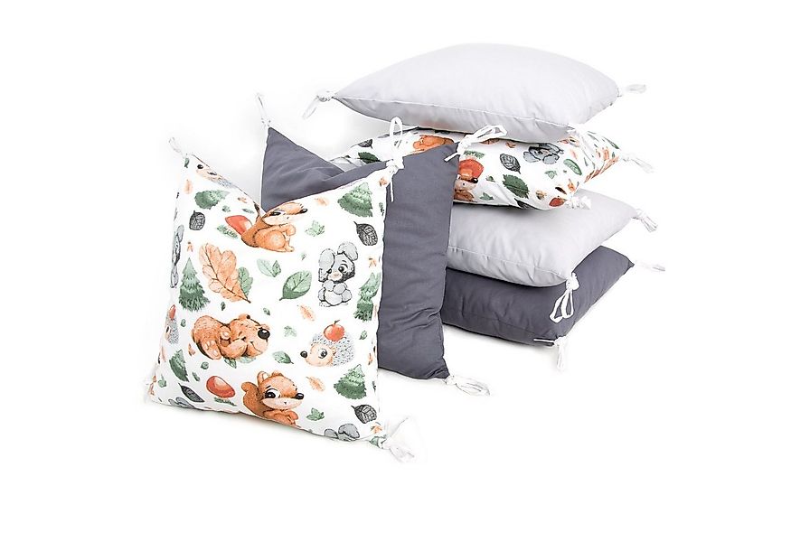 Amilian Bettnestchen 210 cm (6 Polster ca. 35 x 35 cm) Bettumrandung - Umra günstig online kaufen