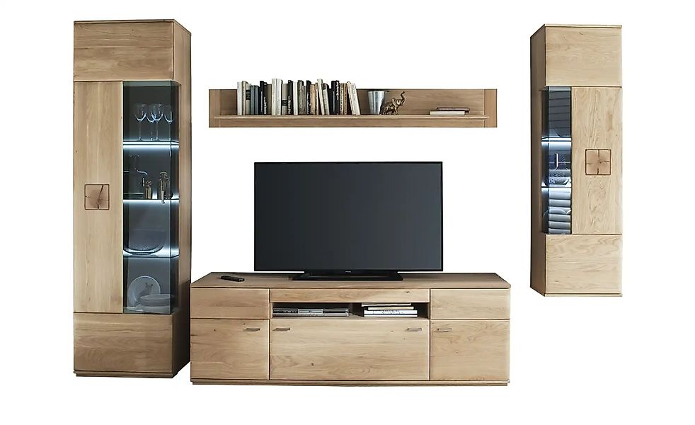 Woodford Wohnwand  Loggia ¦ holzfarben ¦ Maße (cm): B: 305 H: 208 T: 50.0 K günstig online kaufen