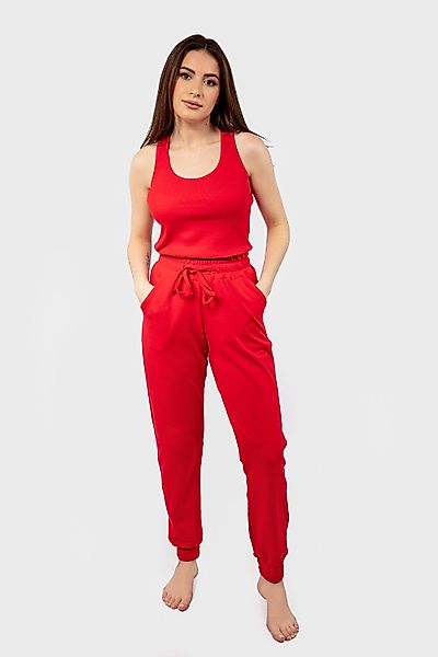 DKaren Freizeitanzug Damen Hausanzug Set Tanktop günstig online kaufen