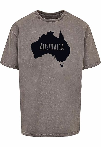 Merchcode T-Shirt "Merchcode Herren Australia Acid Washed Heavy Oversize Te günstig online kaufen