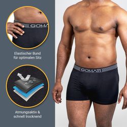 Gomati Boxershorts Herren Seamless Pants (3er günstig online kaufen