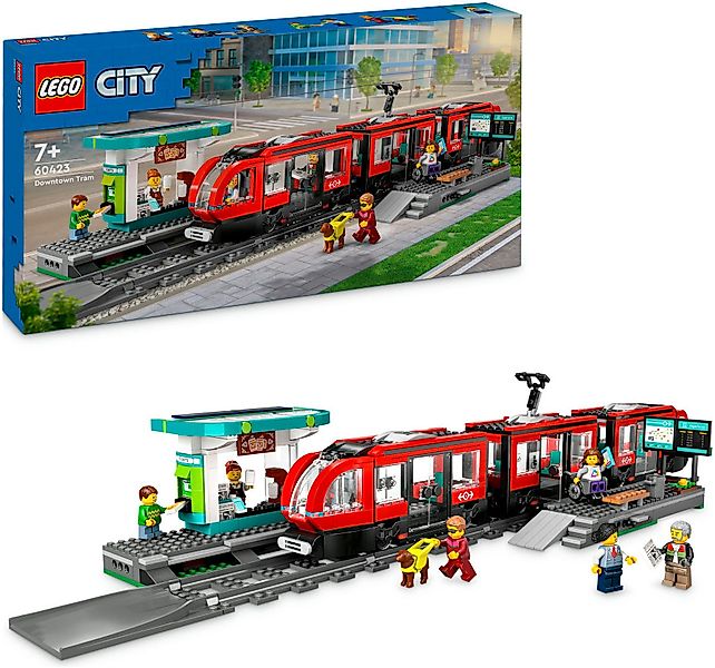 LEGO® Straßenbahn mit Haltestelle (60423), LEGO günstig online kaufen