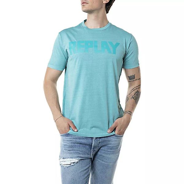 Replay M3409.000.2315 Kurzärmeliges T-shirt 2XL Green Water günstig online kaufen