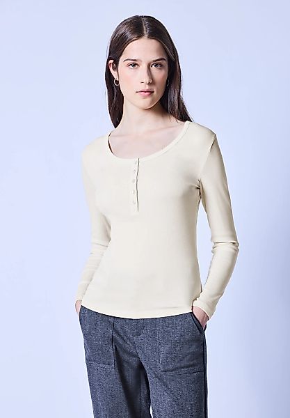 STREET ONE STUDIO Langarmshirt mit Rundhalsausschnitt günstig online kaufen