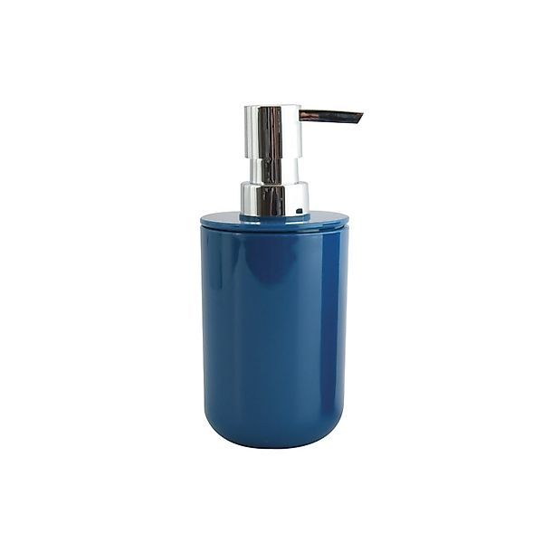 MSV Seifenspender Inagua Polystyrol Ø 7,2 cm x 16 cm Dunkelblau günstig online kaufen