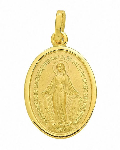 Adelia´s Kettenanhänger Damen 585 Gold Anhänger Milagrosa, Goldschmuck für günstig online kaufen