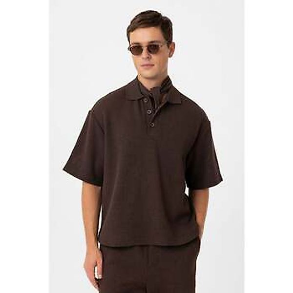 Antioch  Poloshirt Martim Open Textured Short Sleeve Polo T-Shirt günstig online kaufen
