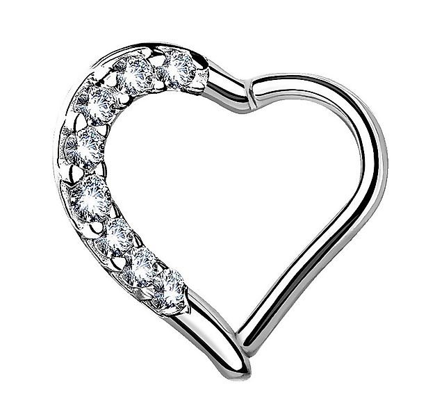 Taffstyle Augenbrauenpiercing Ohrpiercing Herz Helix Tragus Piercing Ring m günstig online kaufen