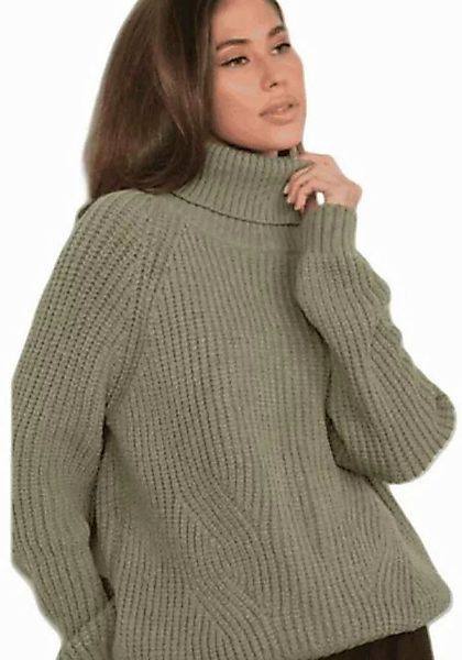 YRIIOMO Strickpullover Verstärkte, überziehbare, weite, entspannte, mittell günstig online kaufen