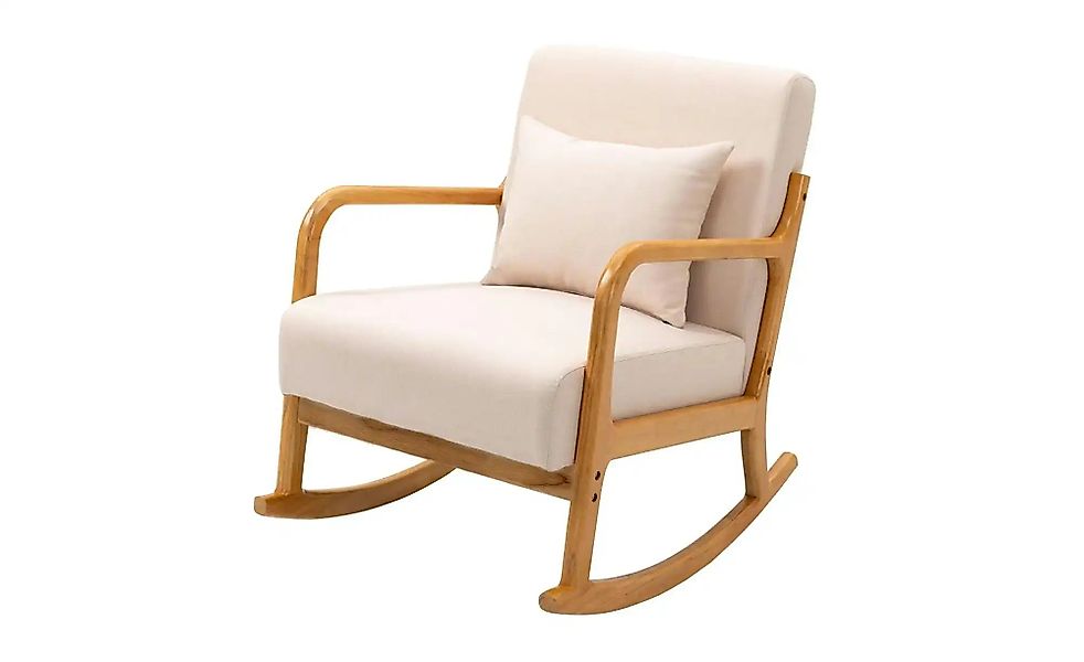 Schaukelstuhl  Diana ¦ beige ¦ Maße (cm): B: 64 H: 80 Polstermöbel > Sessel günstig online kaufen