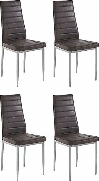 INOSIGN Esszimmerstuhl »Kate«, (Set), 4 St., Microfaser, Bezug in Microfase günstig online kaufen