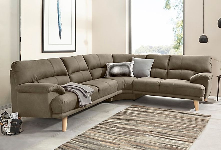 TRENDMANUFAKTUR Polsterecke »Cecilia, italienisches Designsprache, modern u günstig online kaufen
