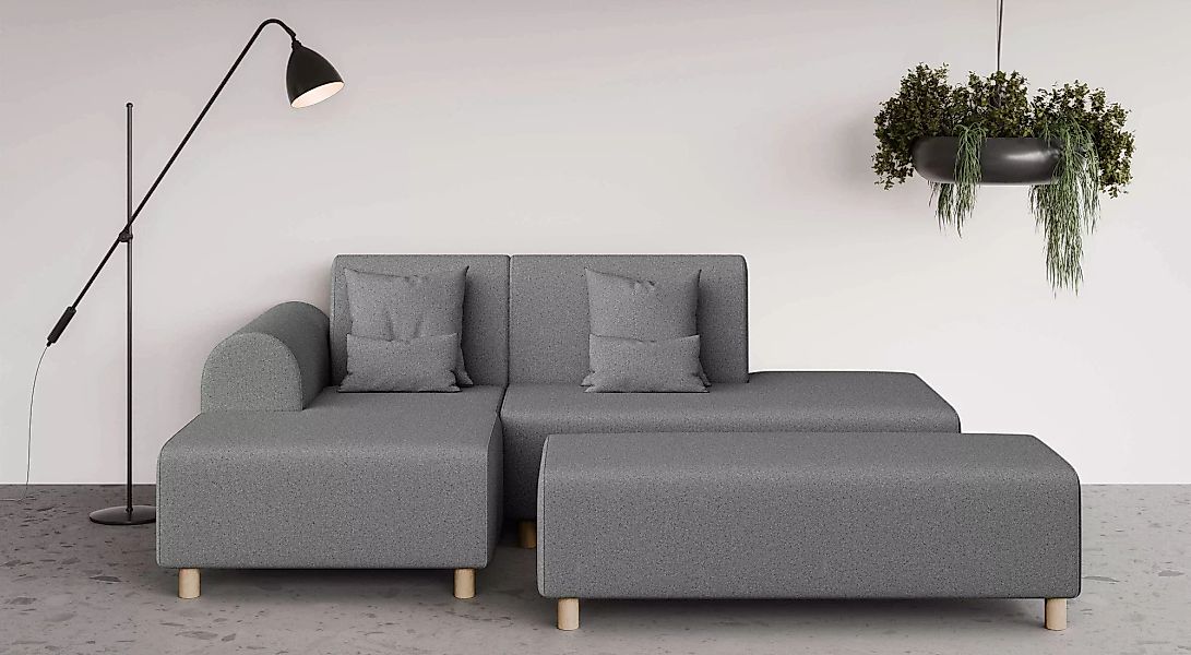 INOSIGN Ecksofa "Suyala", L-Form mit Hocker günstig online kaufen