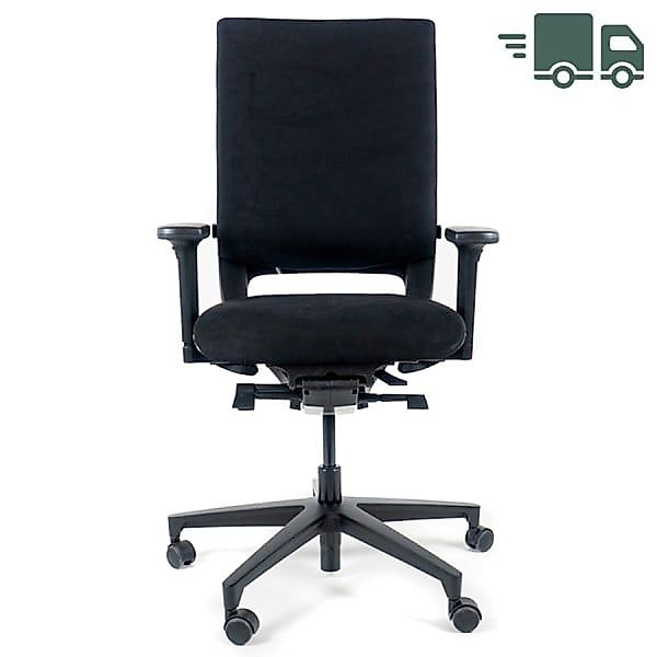 Klöber MERA 98 (mer98) schwarz mit hoher Rückenlehne gepolstert - Bezug Com günstig online kaufen