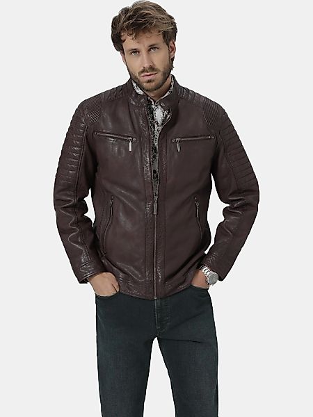 Babista Kurzjacke "Lederjacke SIRENETTO" 1 Stk. tlg. im Used-Look günstig online kaufen