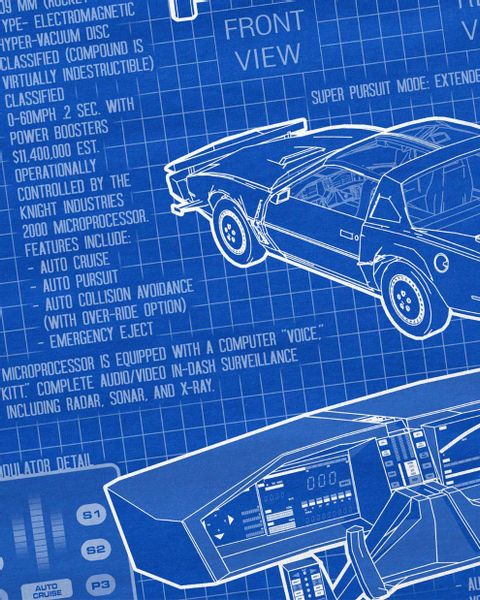 style3 T-Shirt K.I.T.T. trans am michael günstig online kaufen