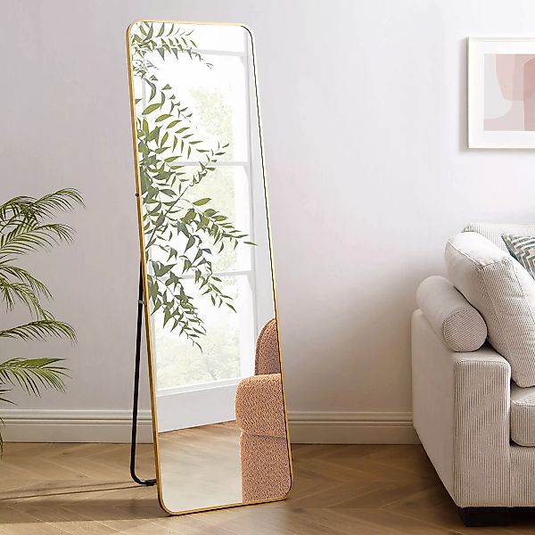SalesFever Ganzkörperspiegel, (1 St.), Eleganz in Gold - Rahmen inklusive, günstig online kaufen