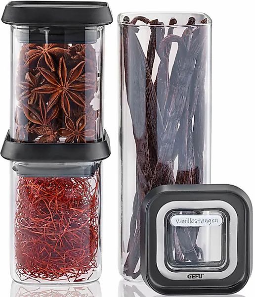 GEFU Vorratsdose »PANTRY mini«, (Set, 3 tlg.), ideal für Gewürze, Kräuter u günstig online kaufen