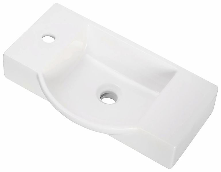 FACKELMANN Waschbecken Keramik, Breite 55 cm, für Gäste-WC günstig online kaufen