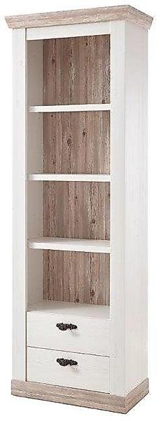 Home affaire Vitrine Florenz Stauraumvitrine im romantischen Landhaus-Look, günstig online kaufen